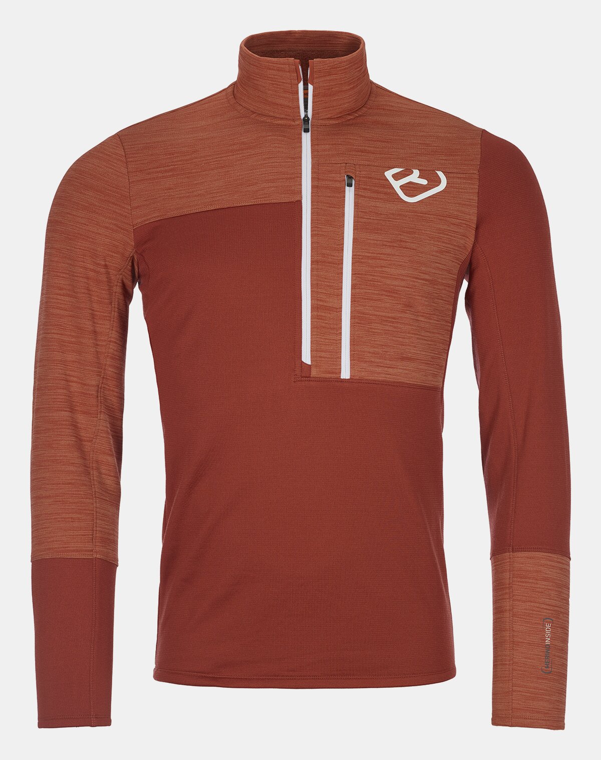 Ortovox fleece light melange zip neck best sale